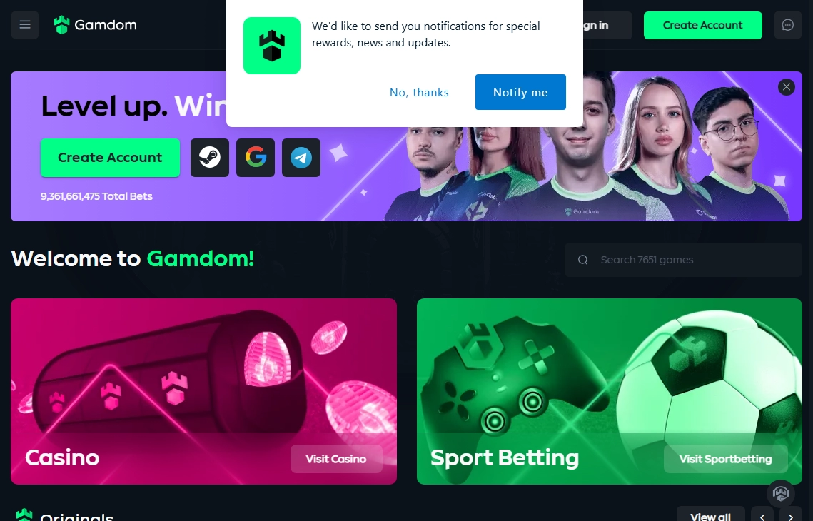Gamdom Casino